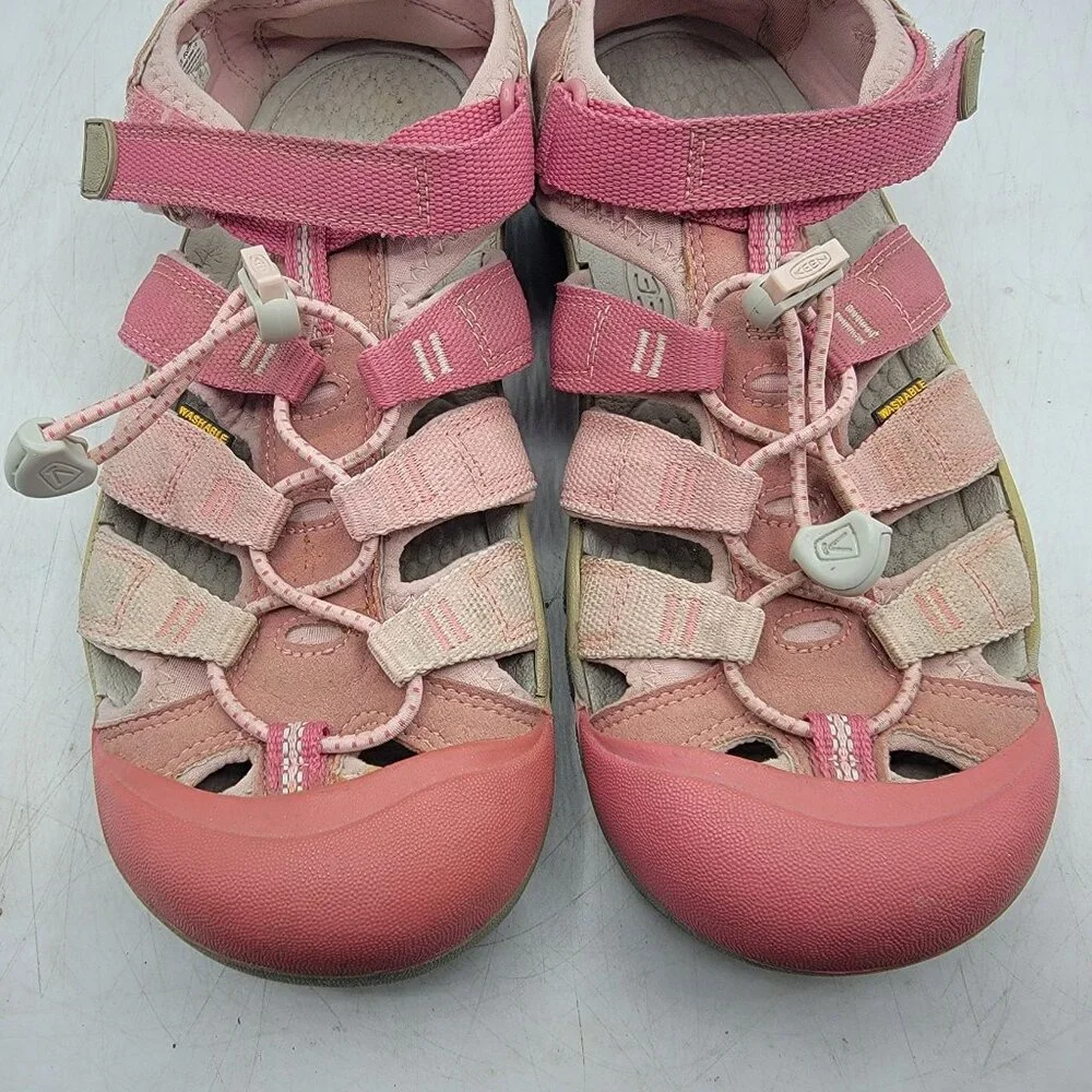 Keen Newport H2 Girls 6 Rapture Rose Powder Pink Closed Toe Sandals Washable